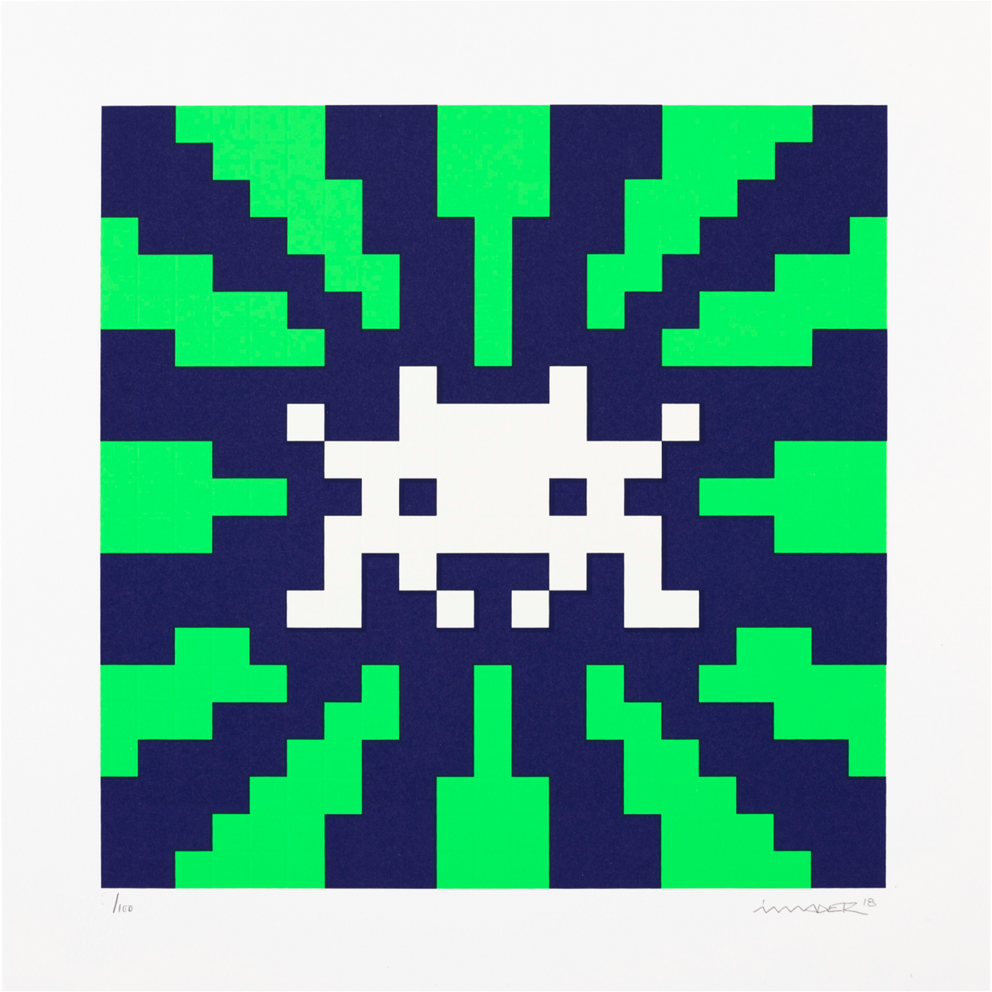 Sunset (Blue and Green), 2018