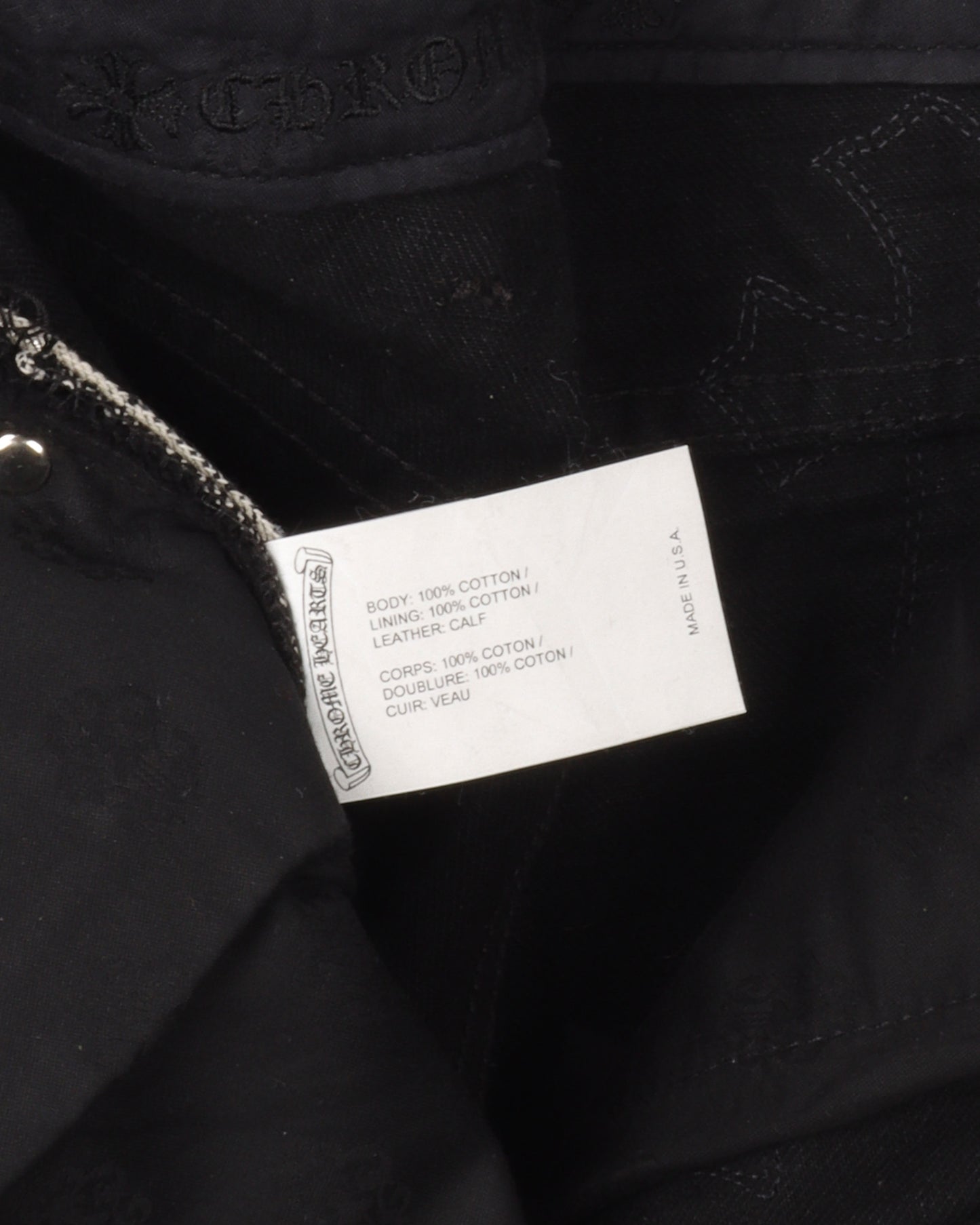 Leopard Cross Patch Jeans w/ 35 Patches