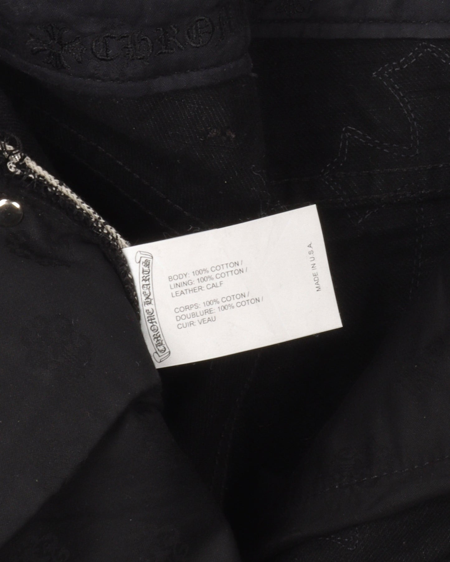 Leopard Cross Patch Jeans w/ 35 Patches