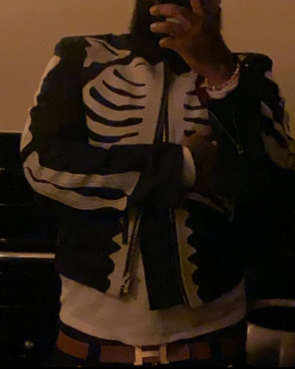 12OZ Raw Denim Bones Crosby Jacket