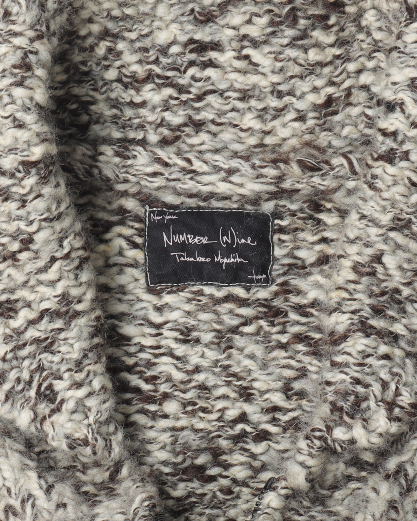 Wool Cardigan Zip Up