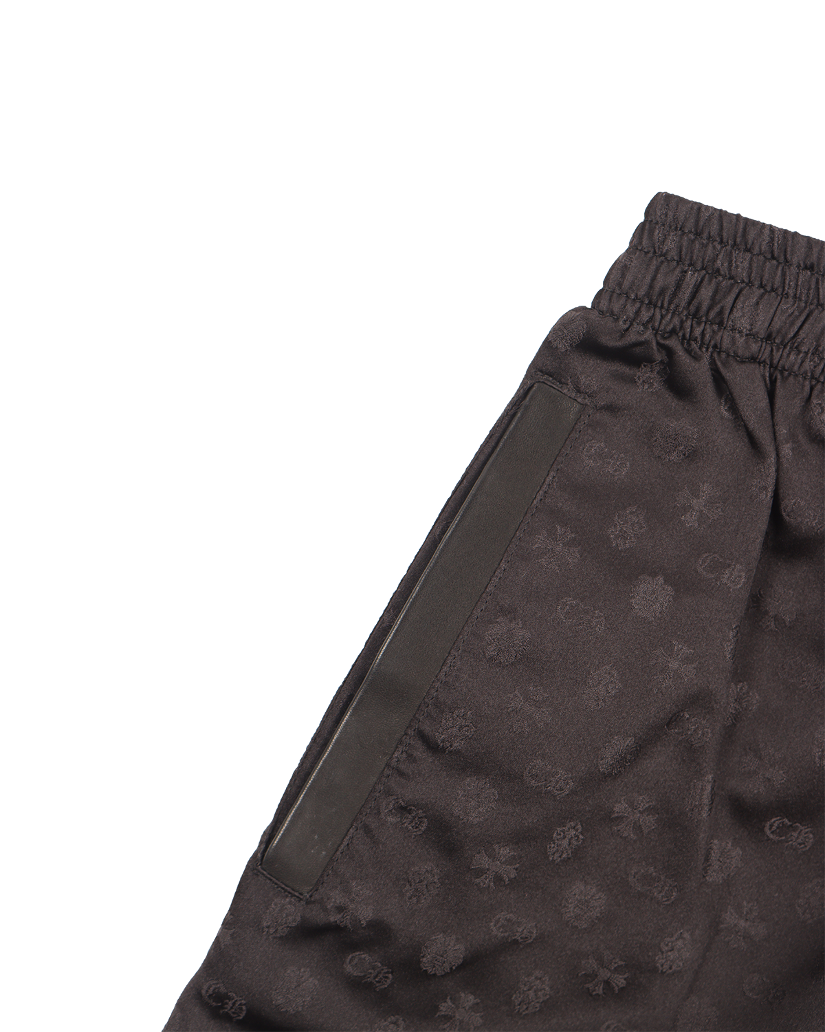 Silk Snap Button Track Pants