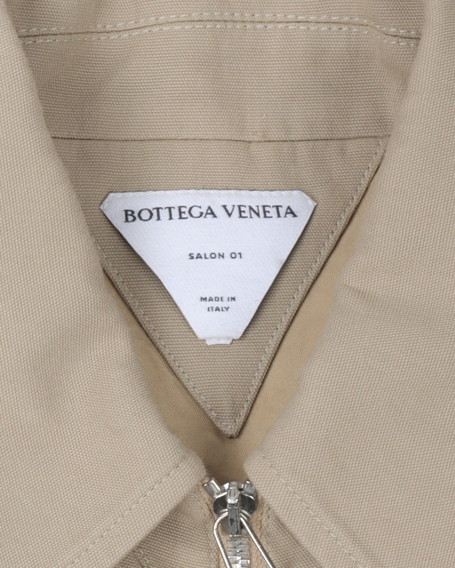 Canvas Zip Up Crop Jacket