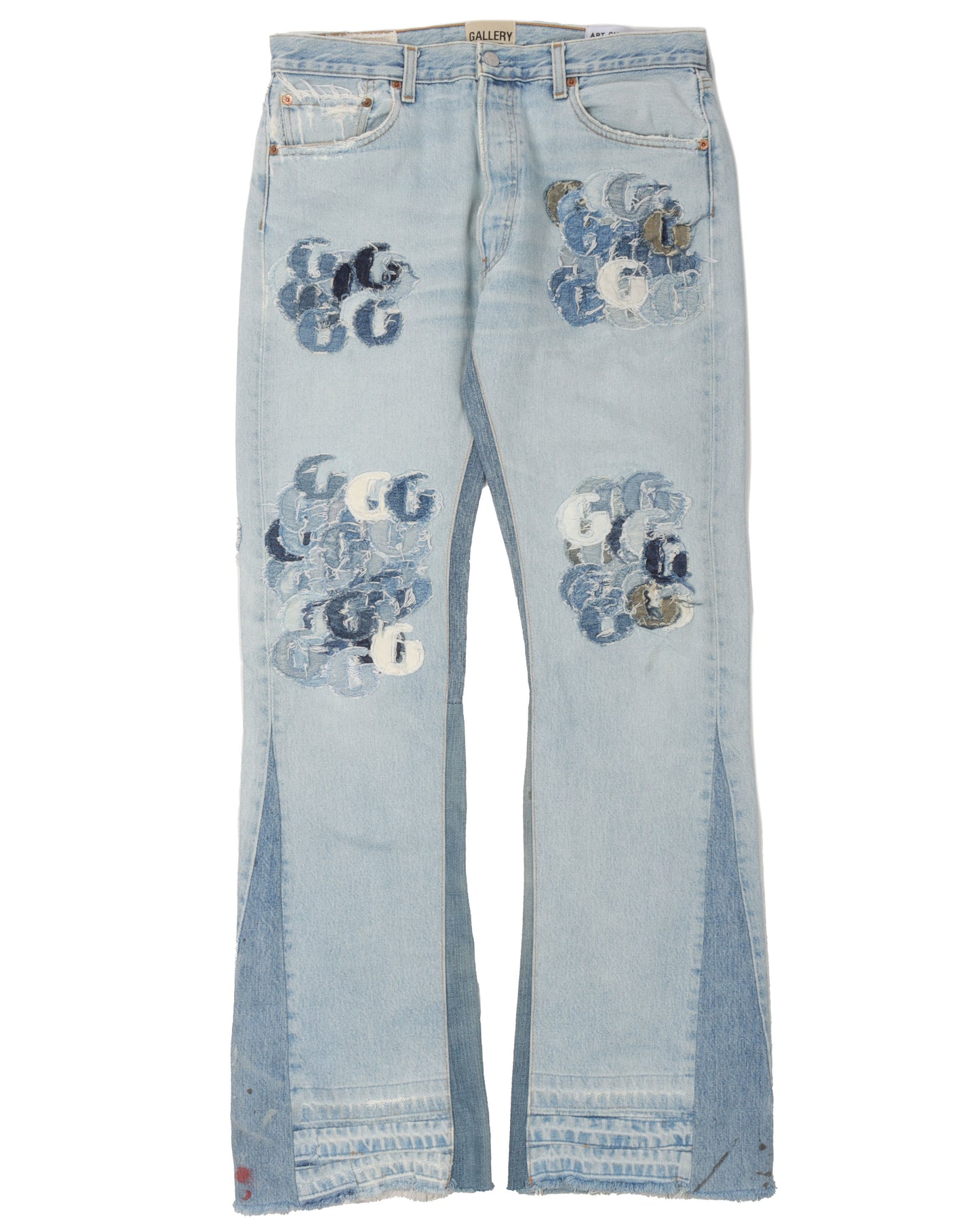 La Flare Crazy G's Denim Jeans 100 G PATCHES