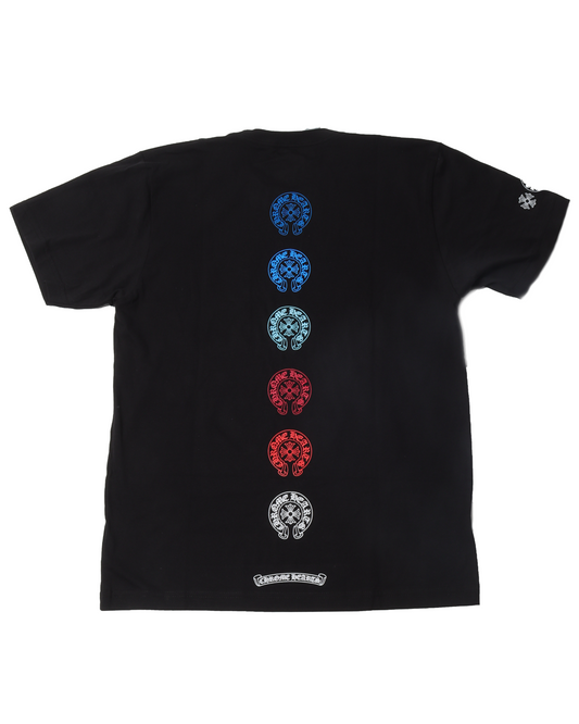 Multi Color Horseshoe Short Sleeve T-Shirt