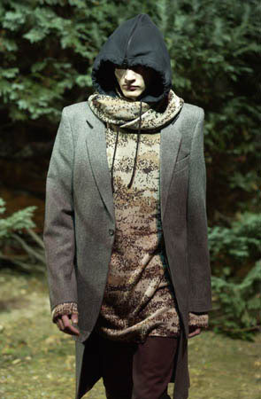AW02 'Virginia Creeper' DigiCamo Turtleneck Sweater