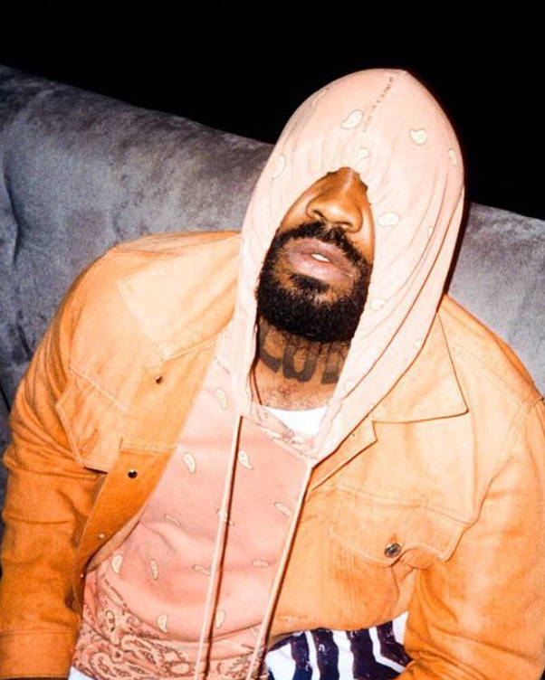 Paisley Orange Hoodie