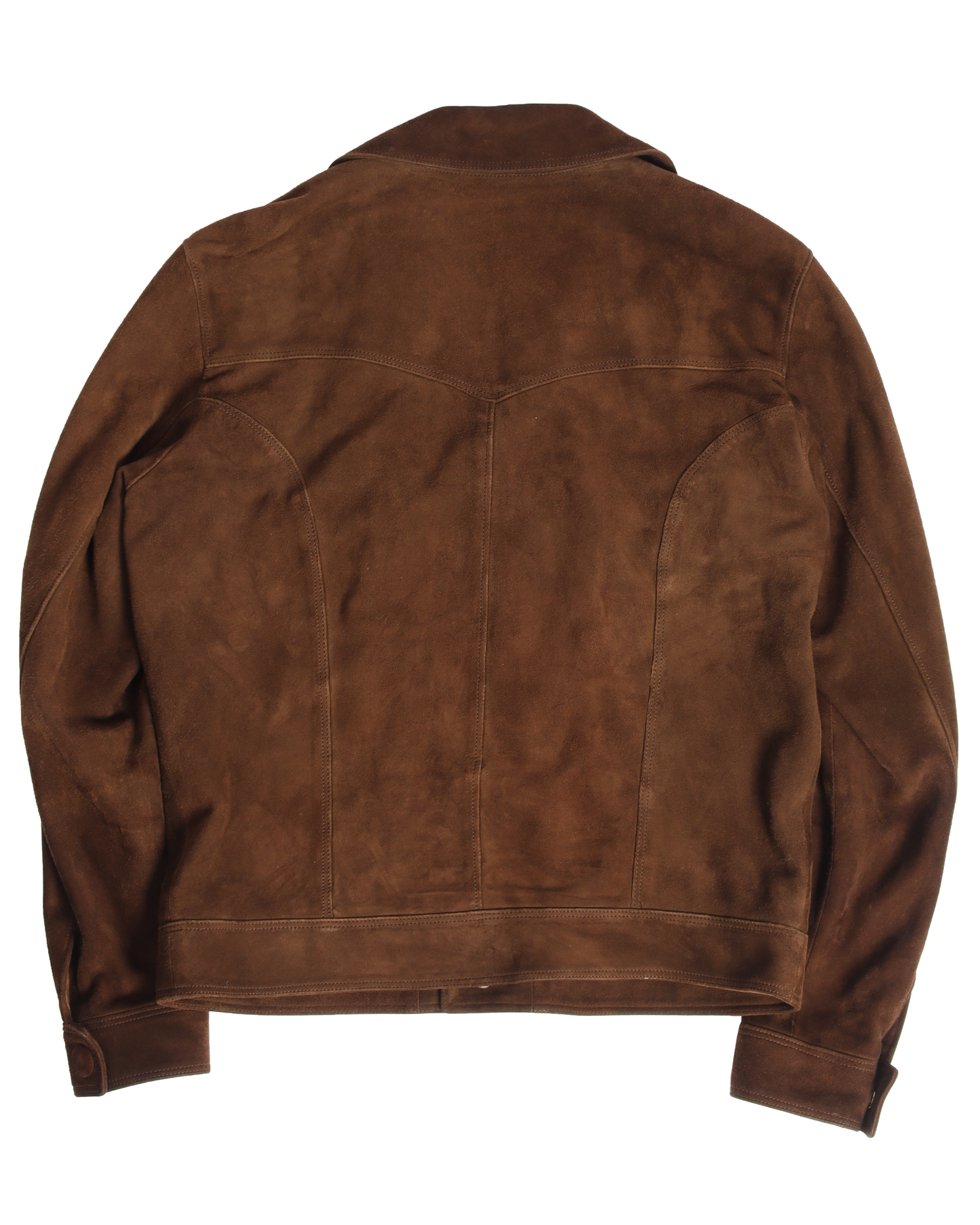 Suede Leather Trucker Jacket
