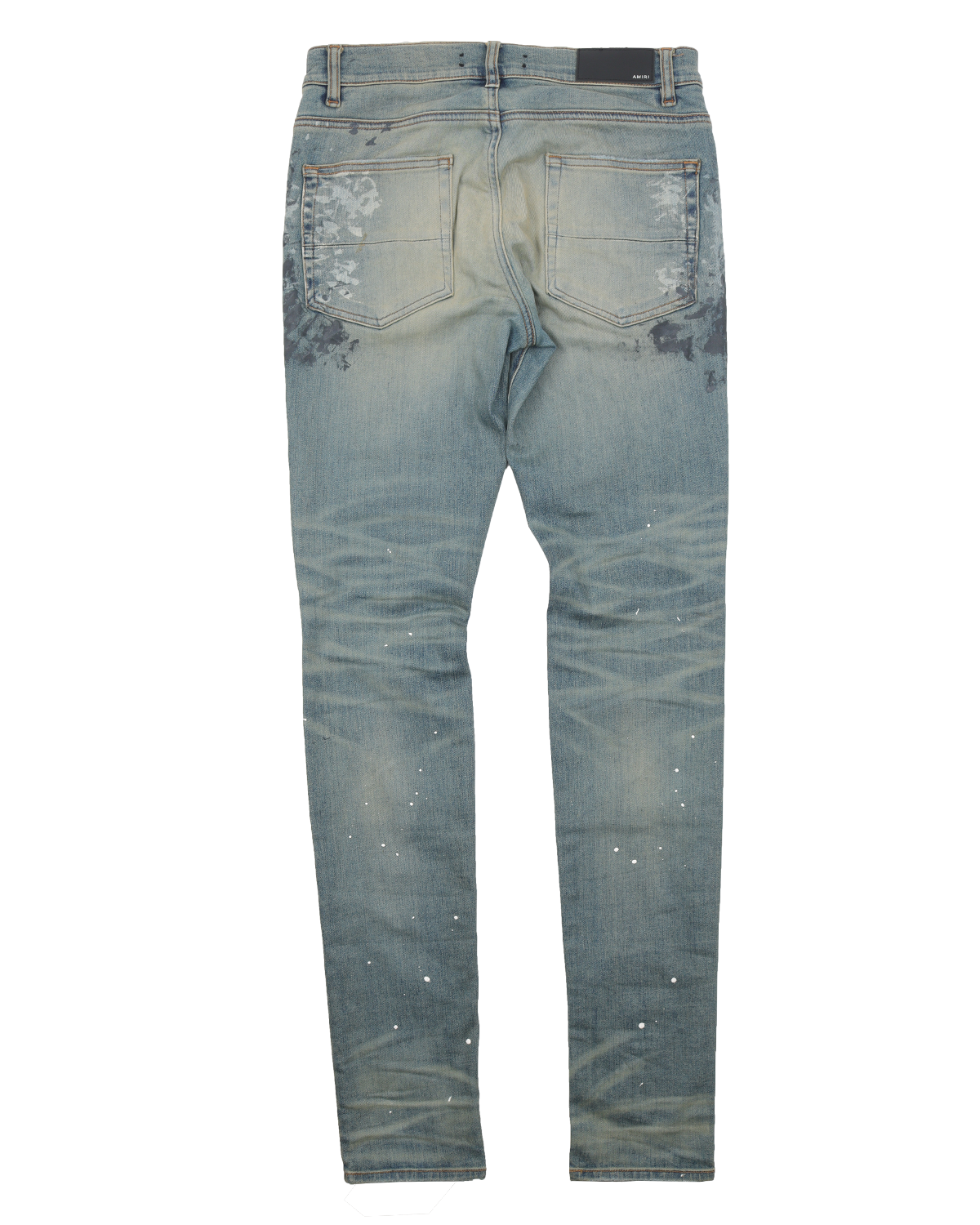 Crystal Embellished Distressed Denim