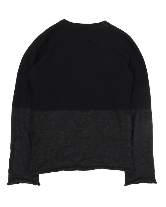 V-Neck Argyle Sweater 2004 Noir Collection