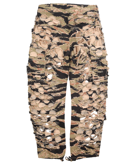 AW18 Laser Cut Tiger Camo Pant