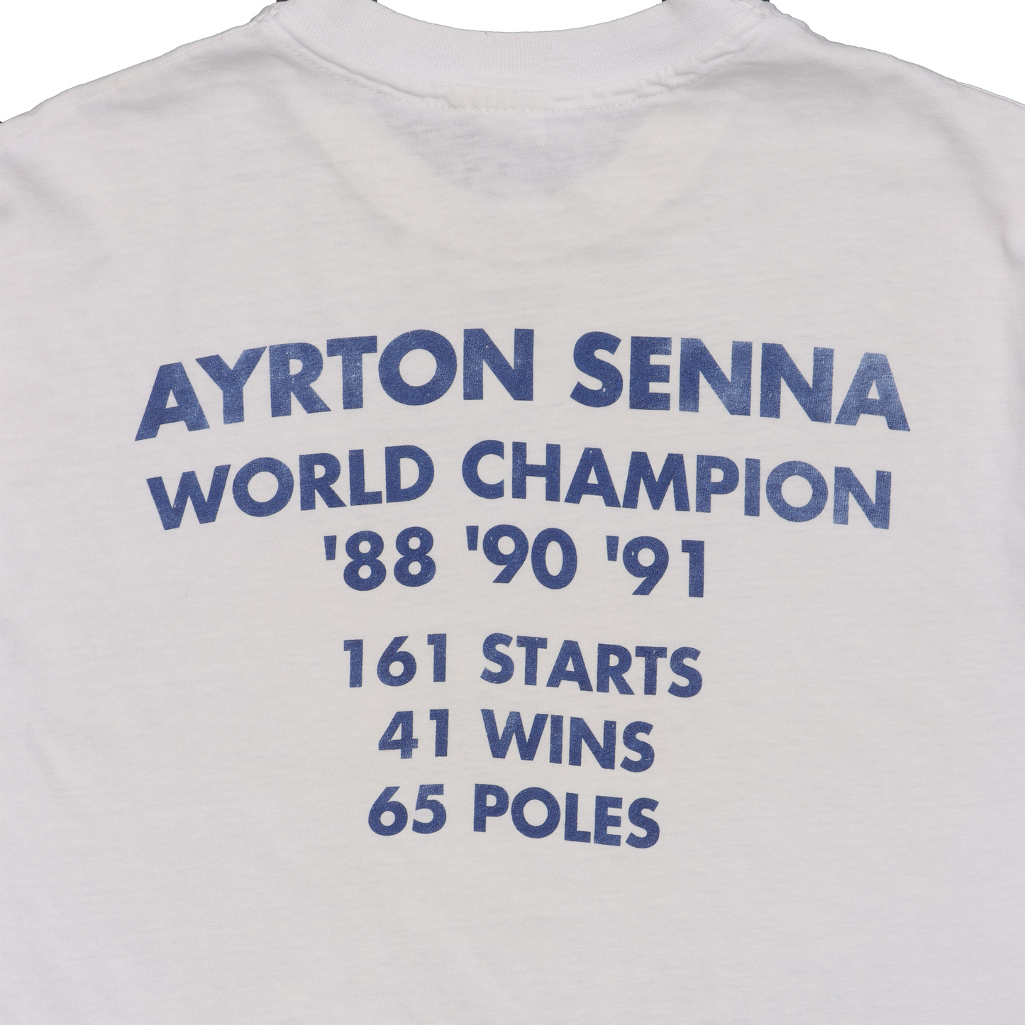 1980's Arton Senna McLaren F1 Racing T-Shirt