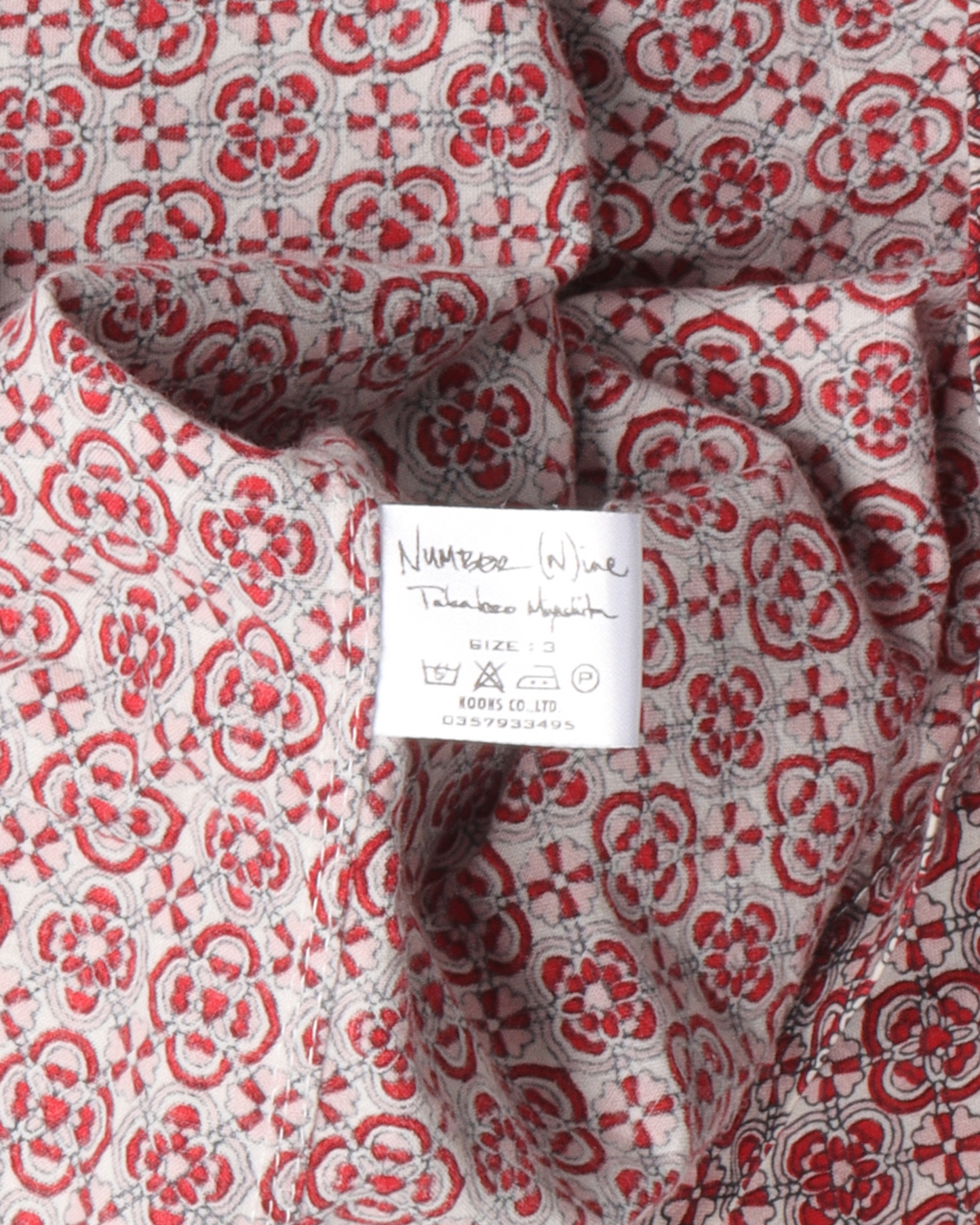 Print Long Sleeve Button Up Shirt