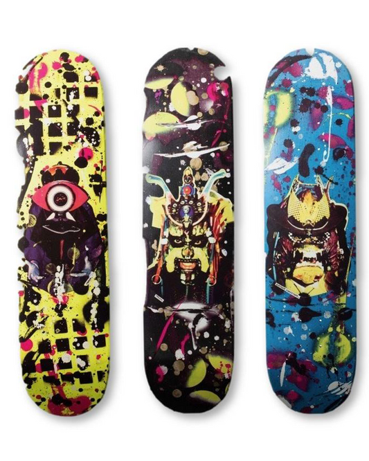 Rammellzee x Supreme Skate Decks (2003) - Set of 3