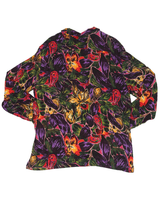 Long Sleeve Floral Print Shirt