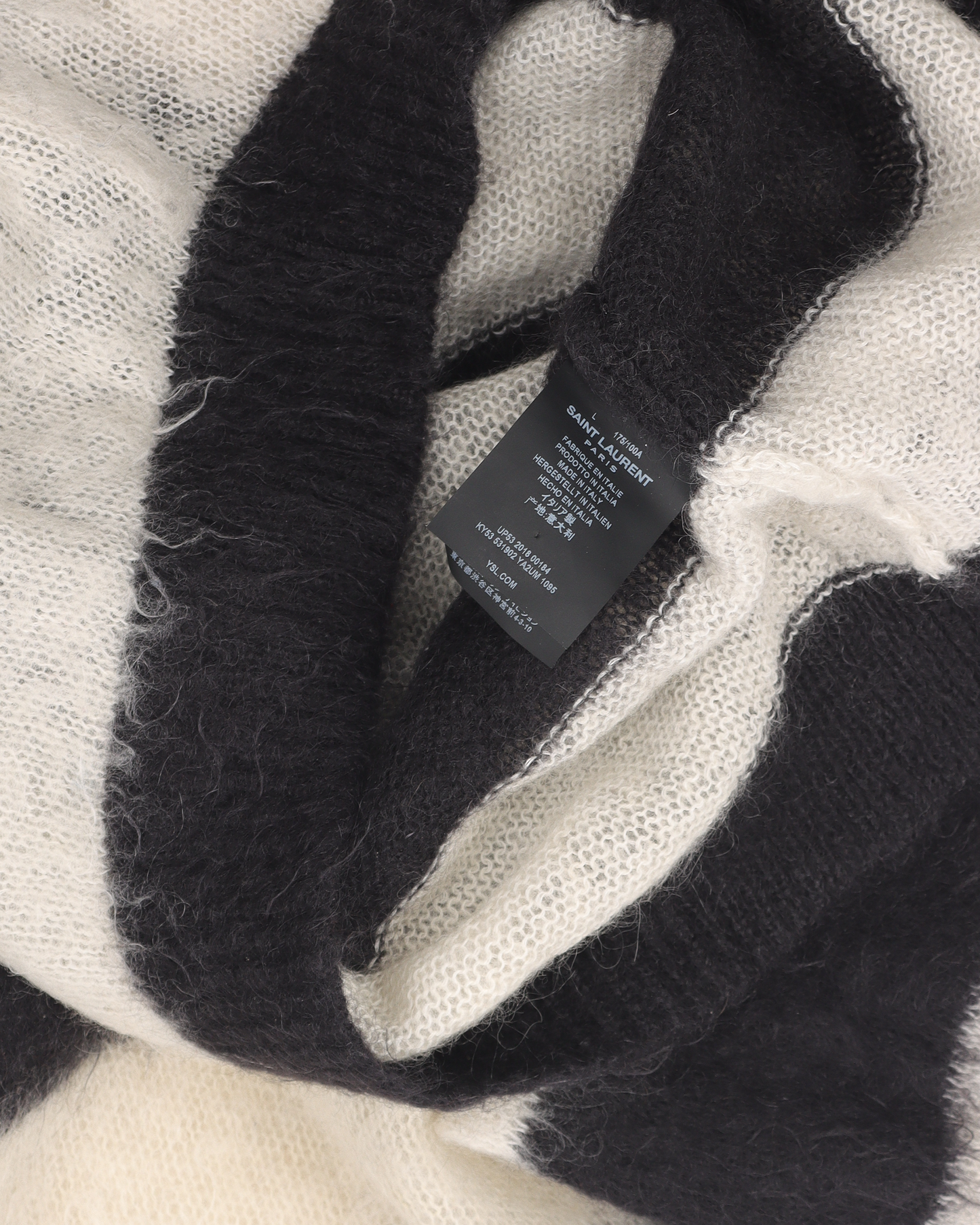 Mohair Blend Striped Sweater (2018)