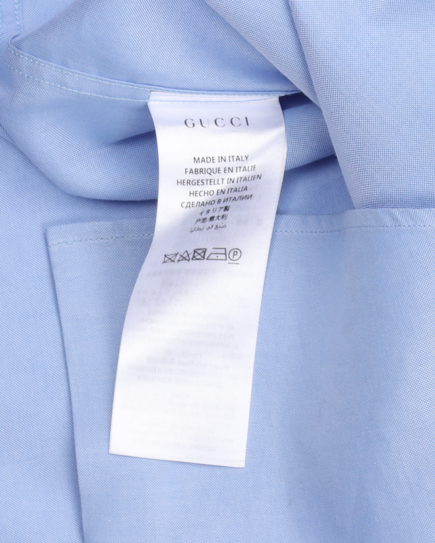 Gold Collar Button Down Shirt