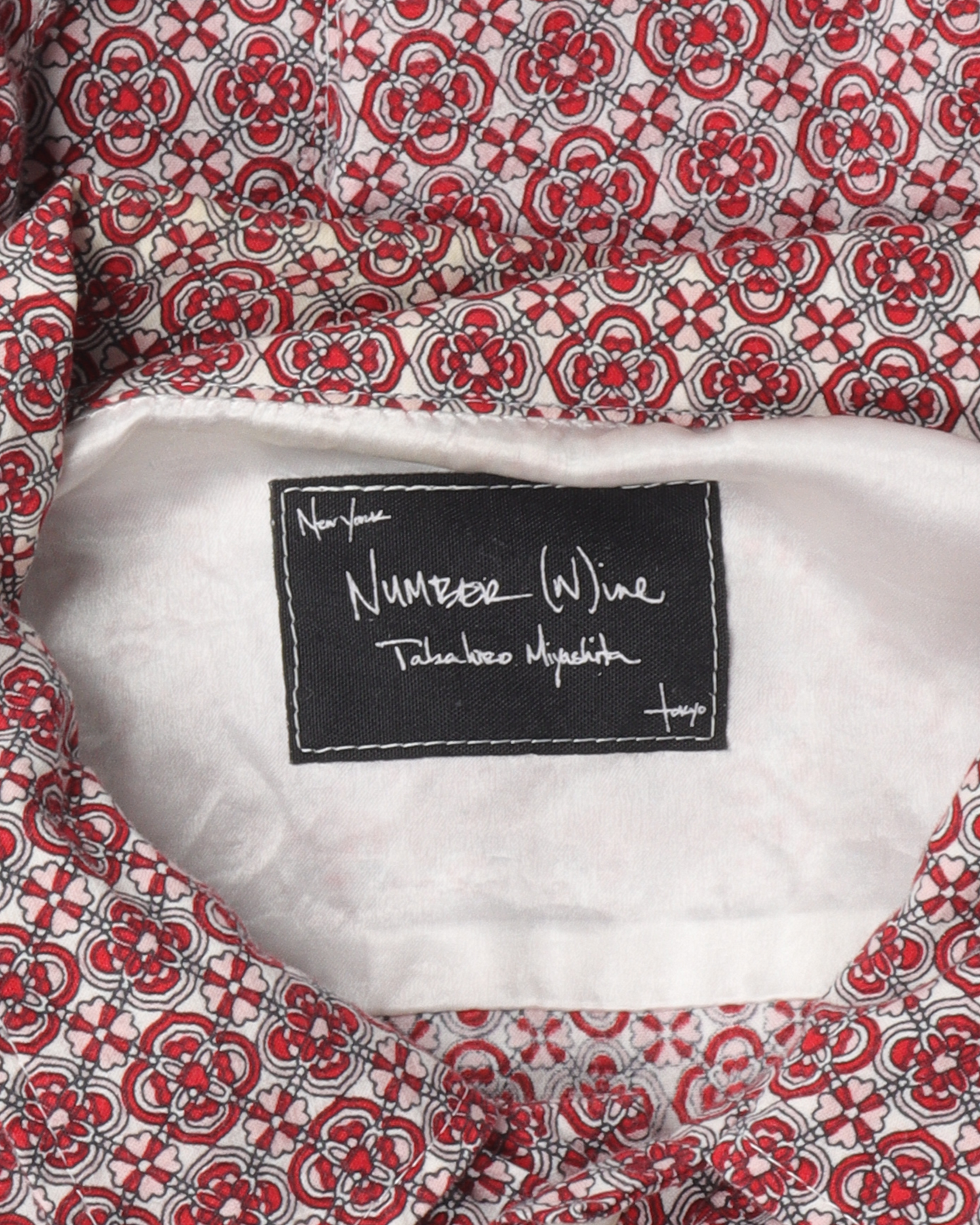 Print Long Sleeve Button Up Shirt