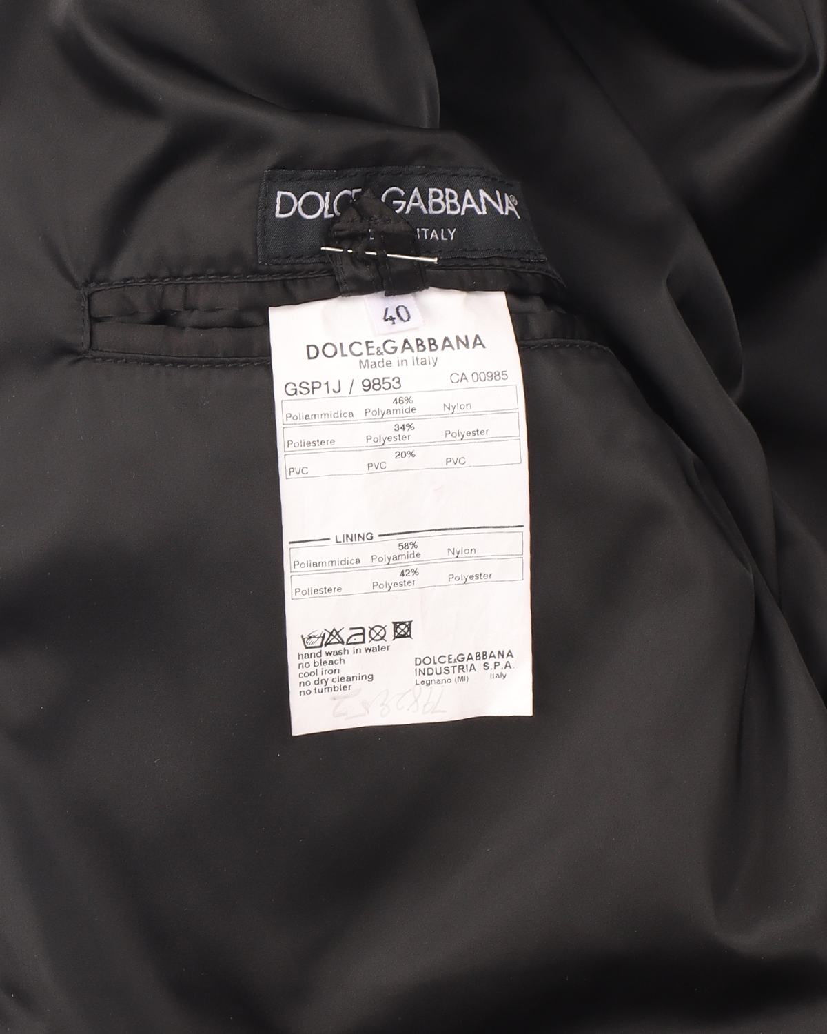 AW2003 PVC Bondage Bomber Jacket