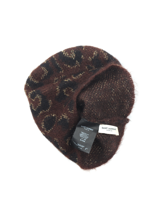 Leopard Print Beanie