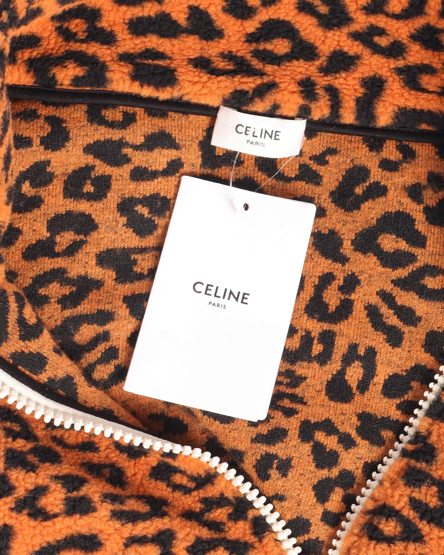 Leopard Print Polar Fleece Jacket