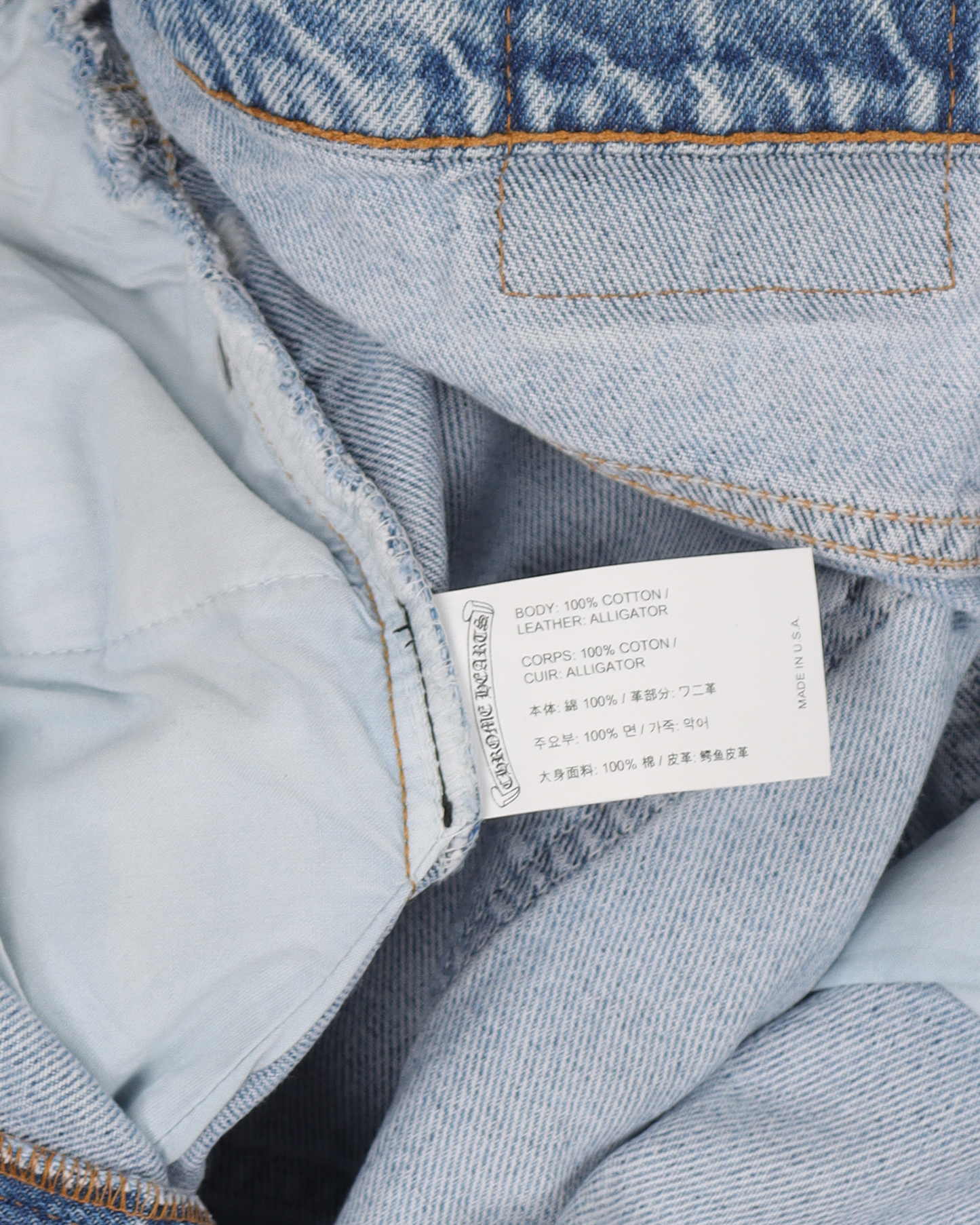 Levi's Alligator Black Cross Patch Denim