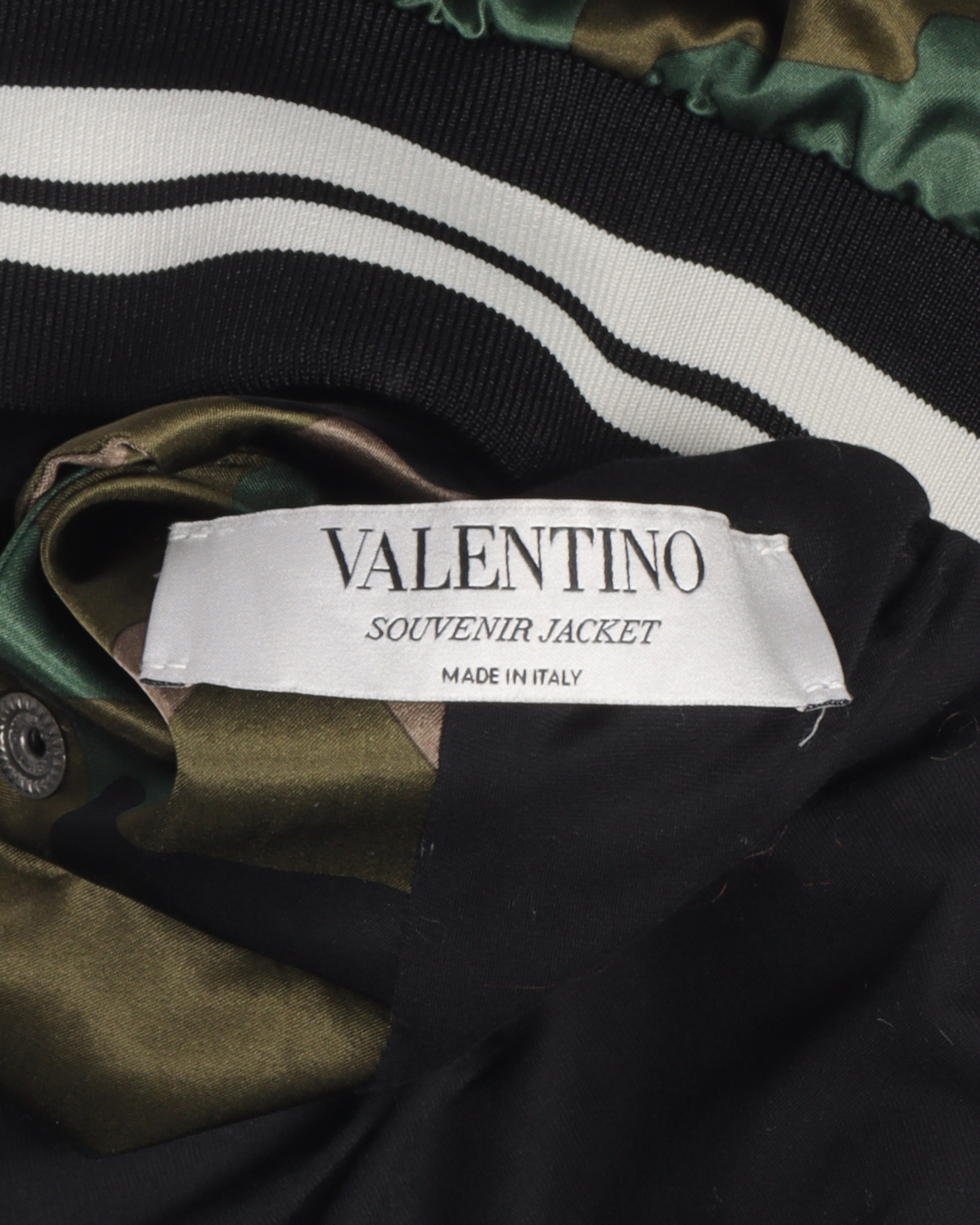 Silk Camouflage Bomber