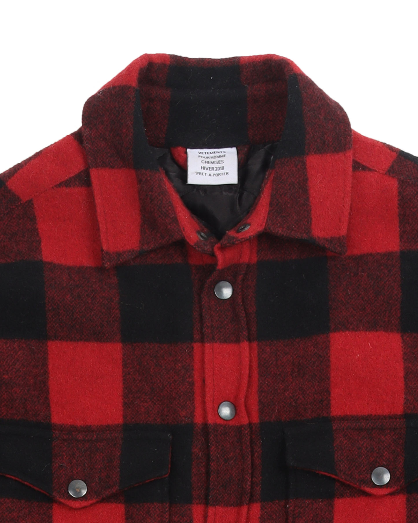 Hiver 2018 Oversized Flannel Shirt