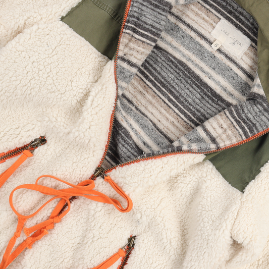 Army Sherpa Zip Jacket w/ Tags