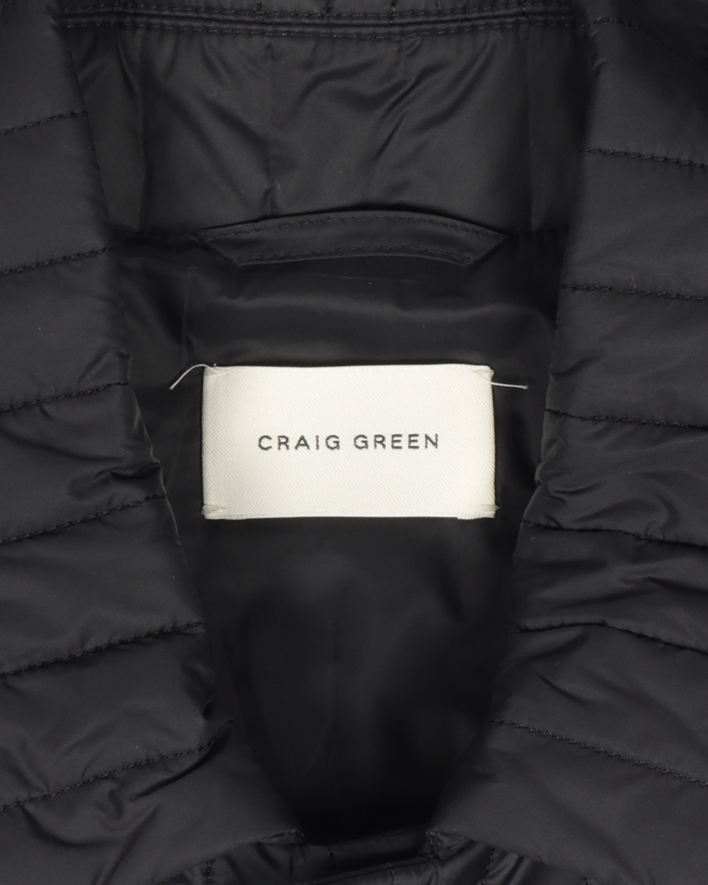 Single-Breasted Quilted Shell Jacket