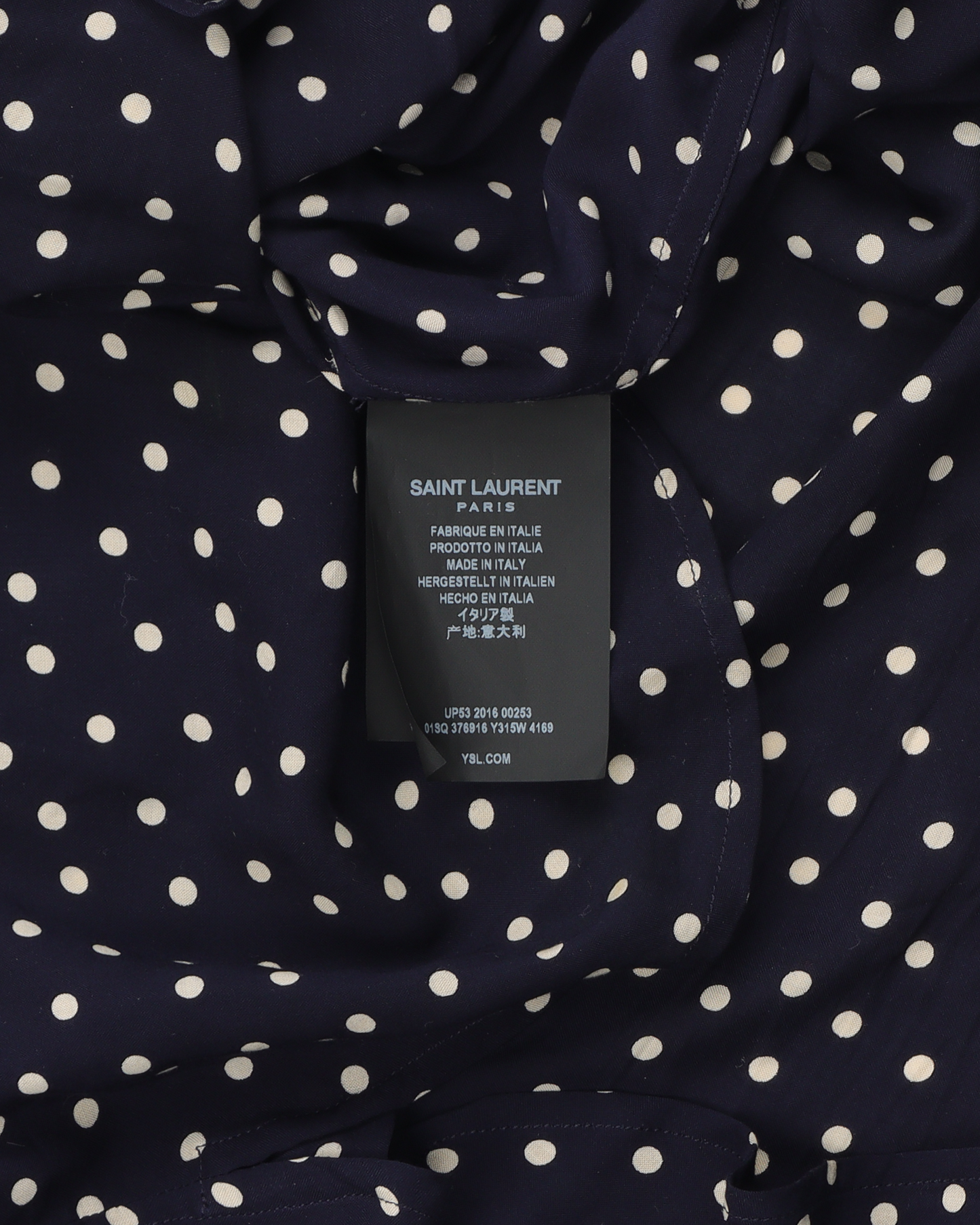 Polka Dot Button Shirt (2016)