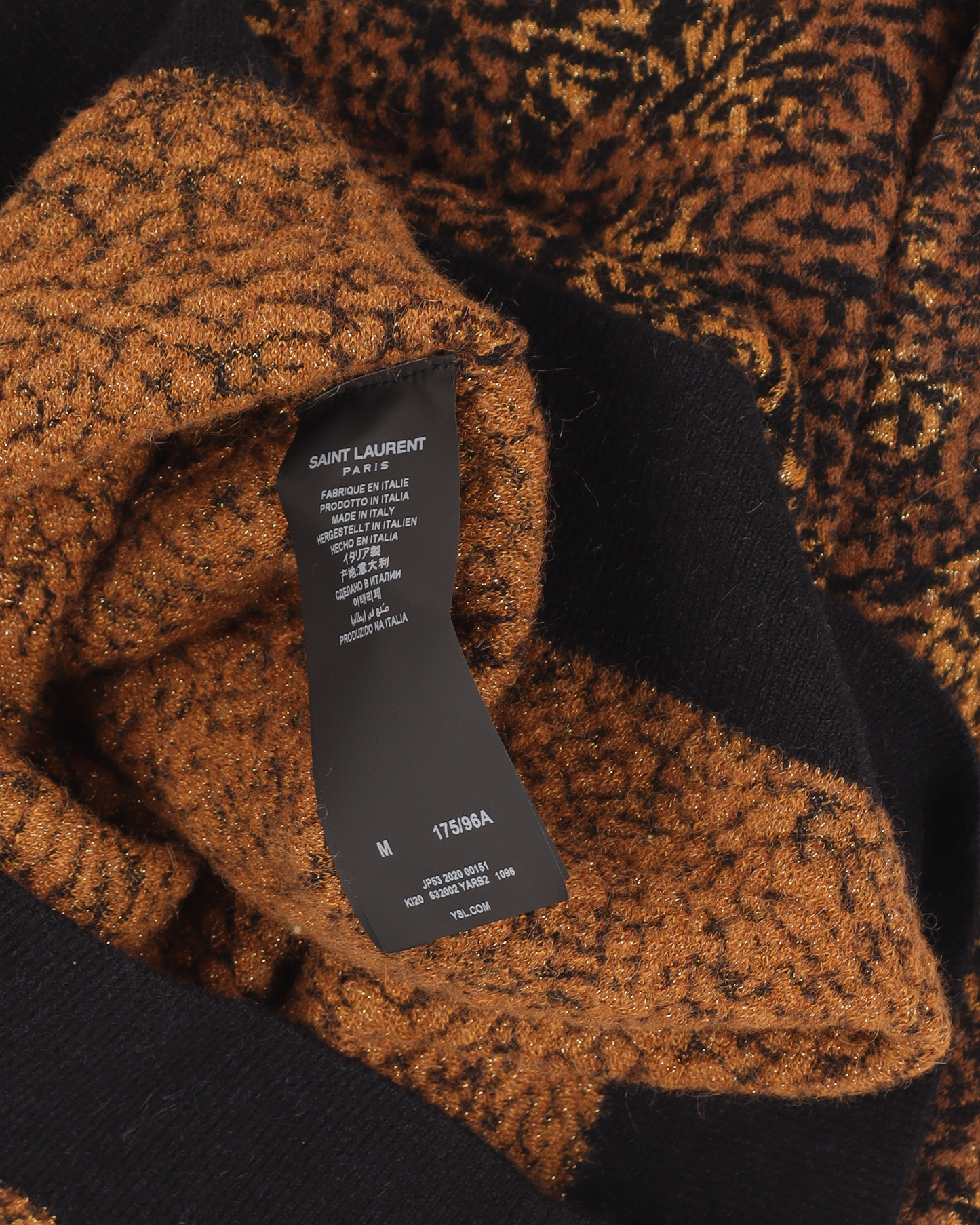 Leopard Print Knit Sweater