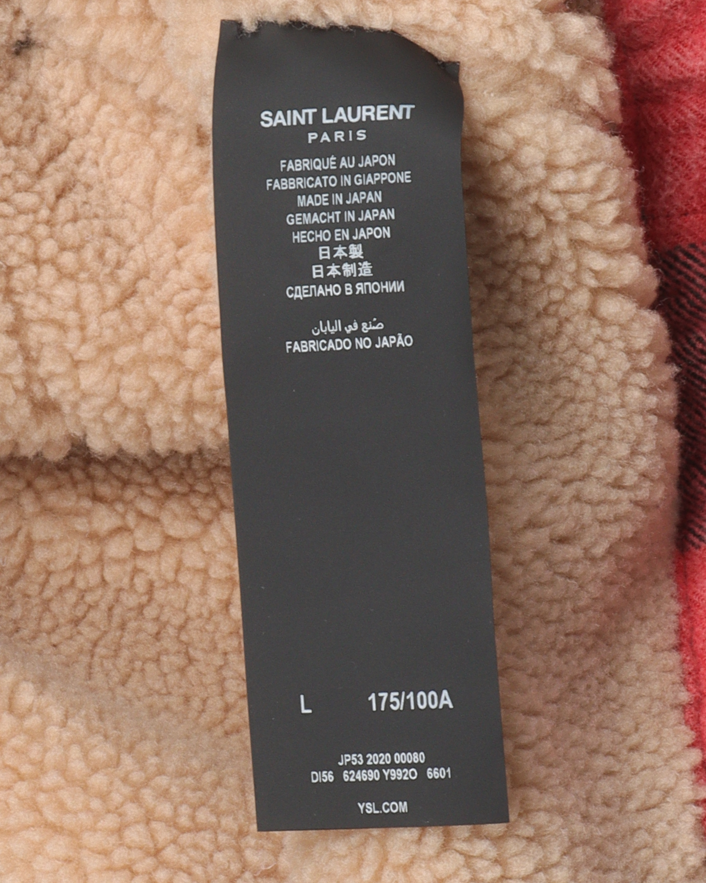 Check-Pattern Buttoned Jacket