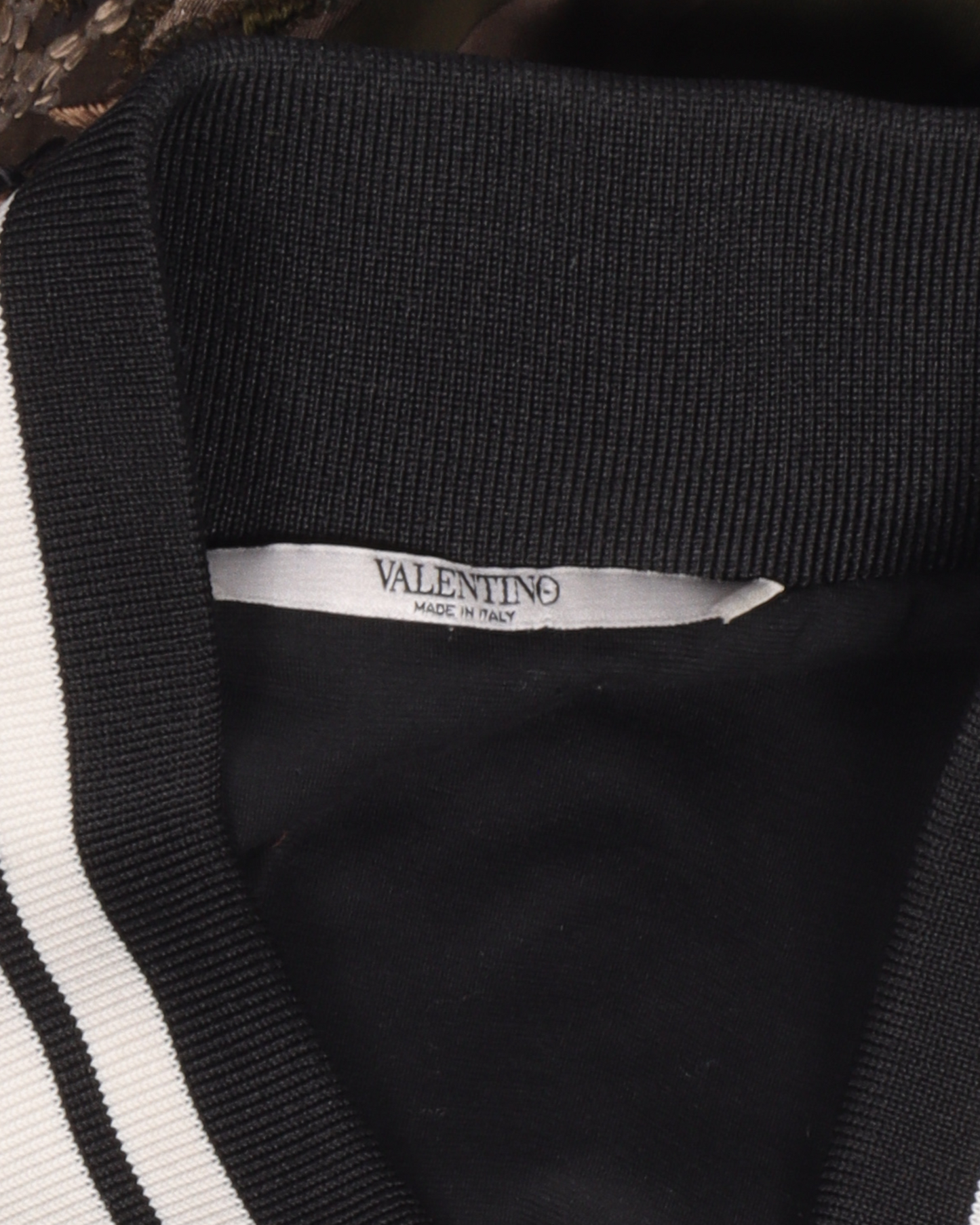 Silk Camouflage Bomber