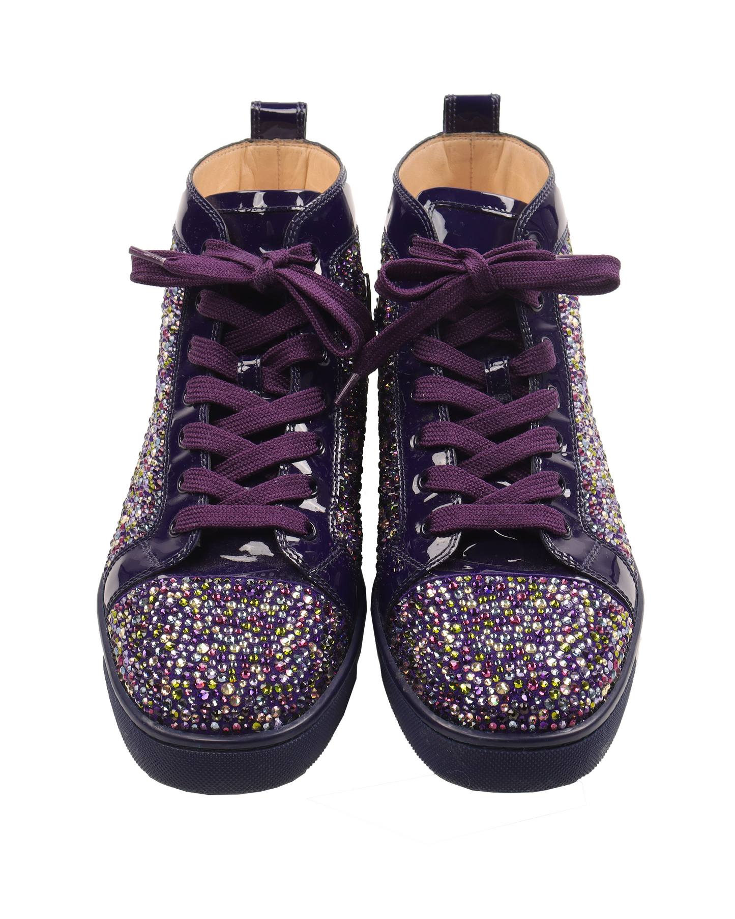 Louis Rhinestone Purple Gloss