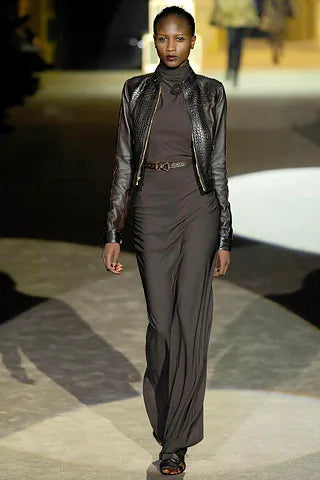 FW 2007 High Neck Backless Gown