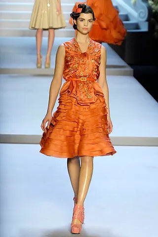 Galliano FW 2007 Embellished Silk Top
