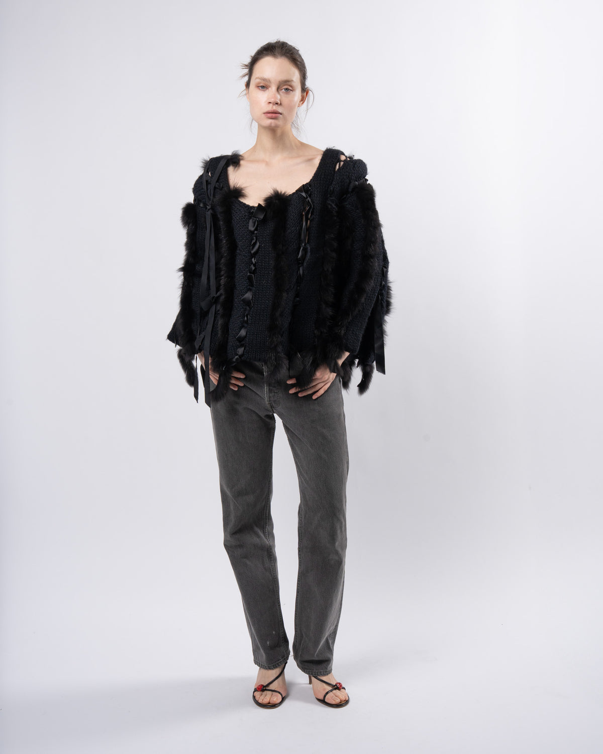 Iconic FW 2002 Fox Fur Pullover