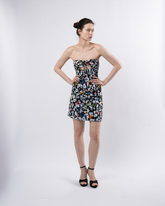 SS 2007 "Baby Animals" Print Dress