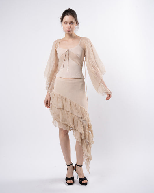 Top and Skirt Set