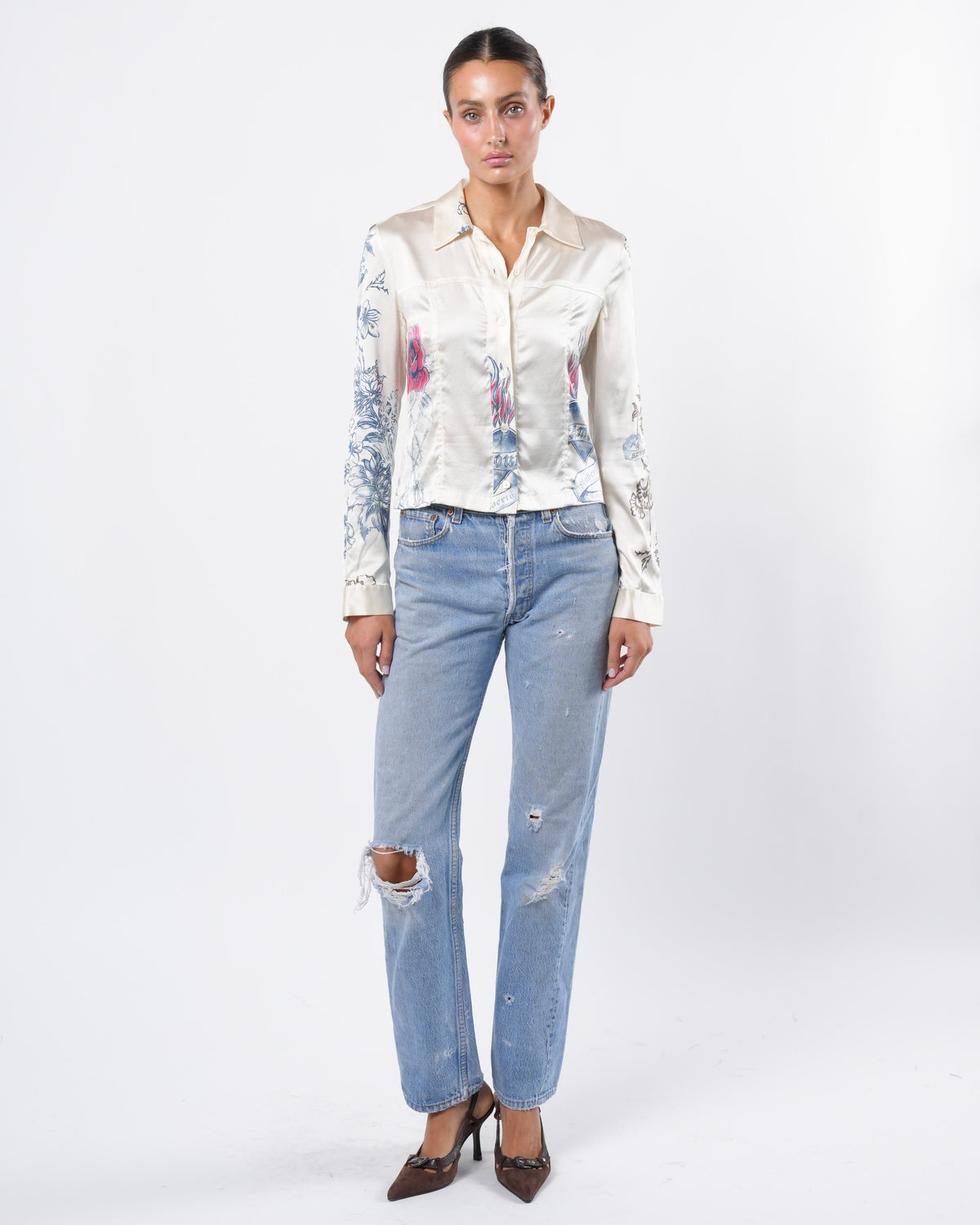 SS 2003 "Tattoo Print" Silk