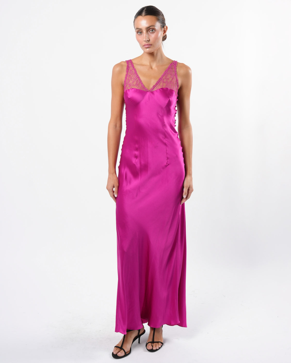 FW 2008 Pink Silk Gown
