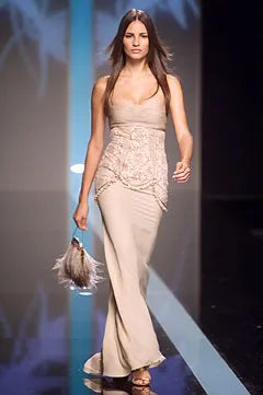 SS 2002 Silk And Lace Runway Gown