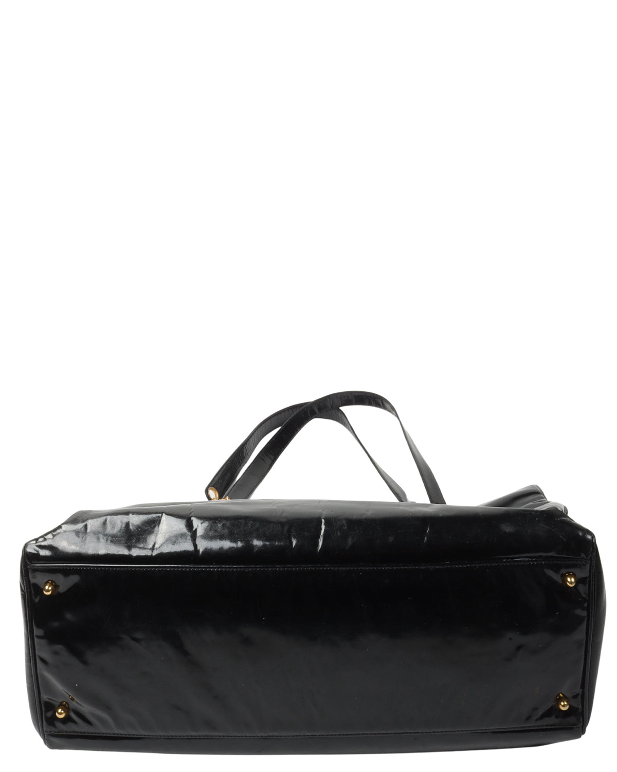 CC Chain Patent Leather Tote