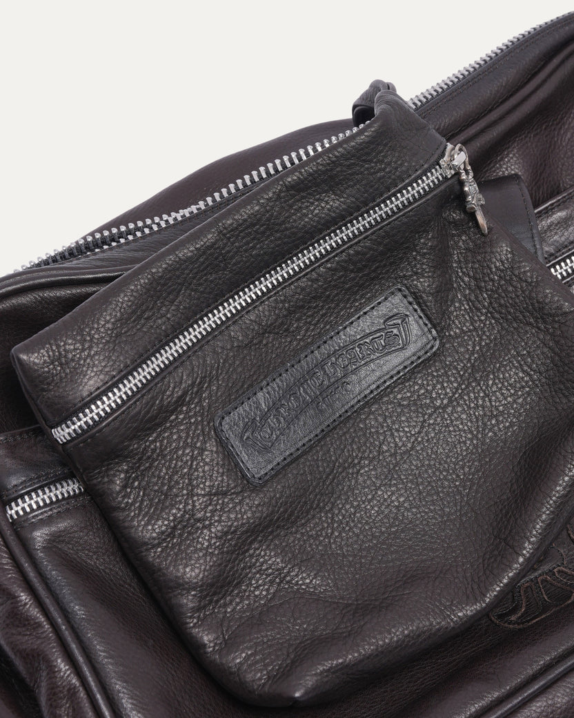 Fleur Leather Diaper Bag