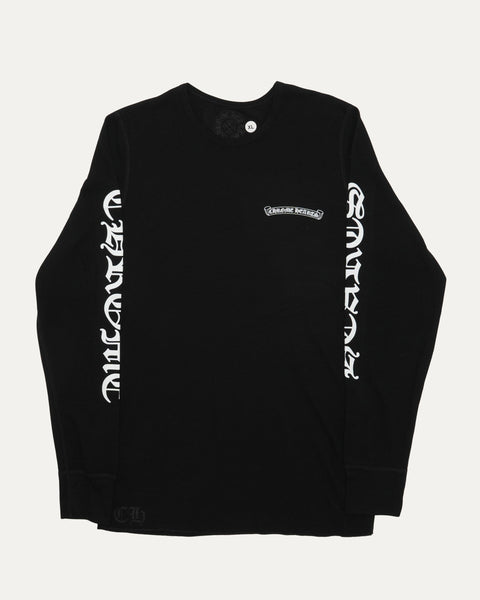Chrome Hearts Scroll Logo Thermal Long Sleeve Shirt – Justin Reed
