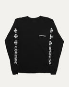 Plus Cross Long Sleeve Pocket T-Shirt