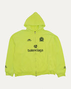 Medium Fit Paris Soccer Zip Up Hoodie