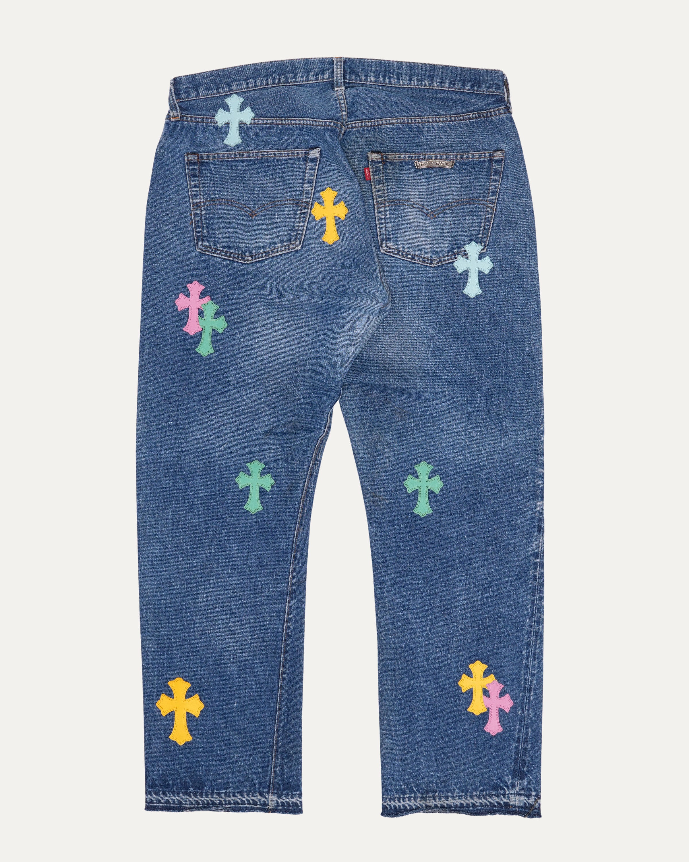 Chrome Hearts Levi's Redline 501 Cross Patch Jean – Justin Reed