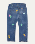 Levi's Redline 501 Cross Patch Jean